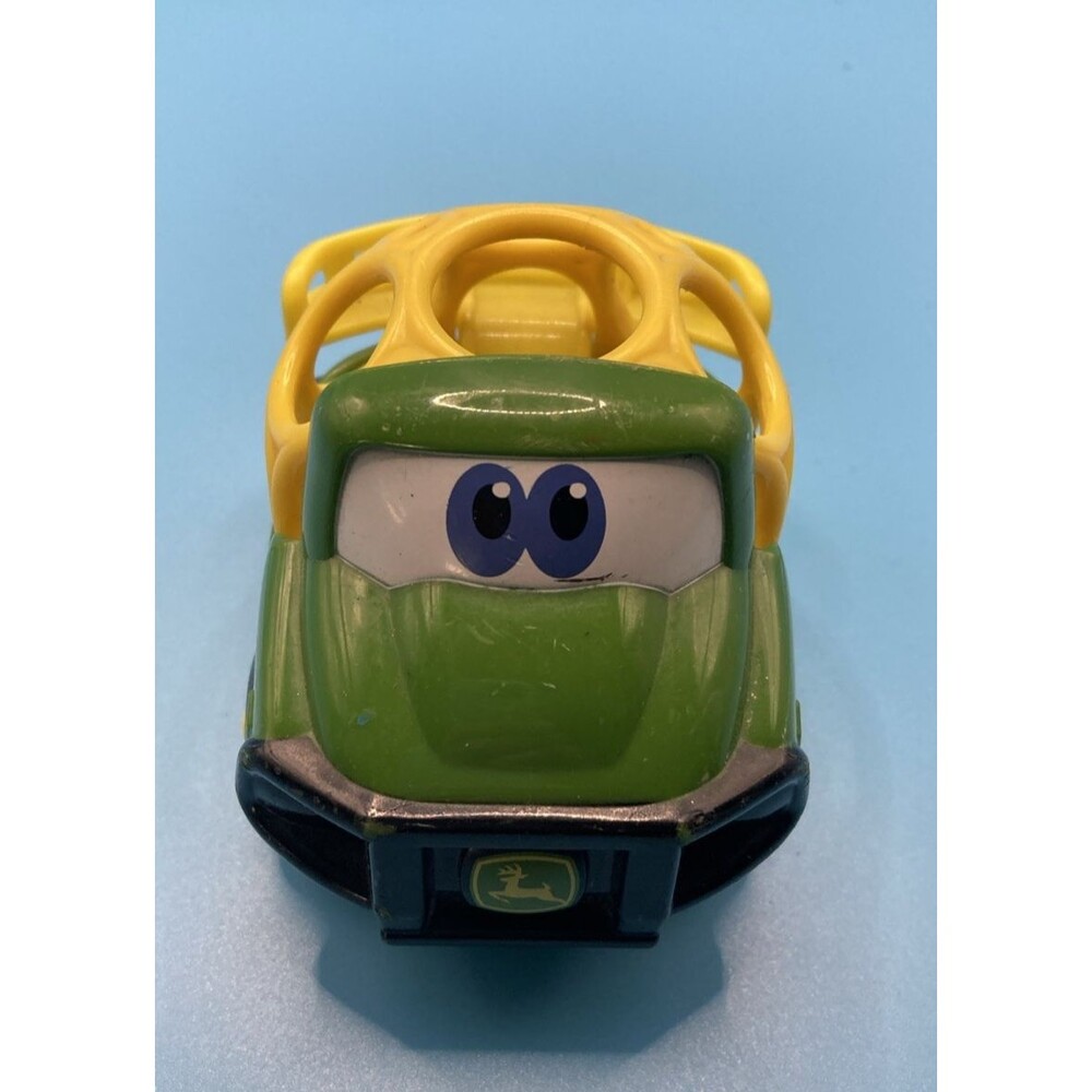 John Deere Oball Go Grippers Green Yellow Toy Truck Tractor Toddler Baby Car